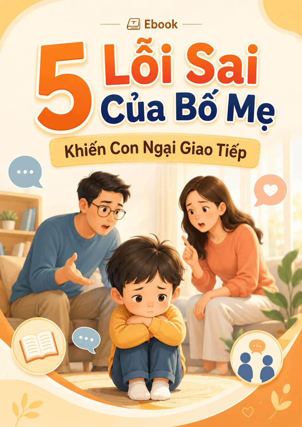 Ebook 5 Lỗi Sai Của Bố Mẹ Khiến Con Ngại Giao Tiếp