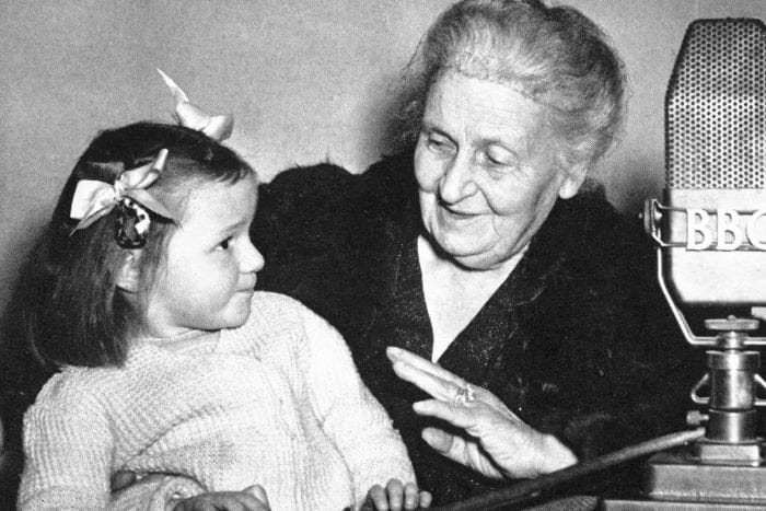 Ảnh của bà Maria Montessori
